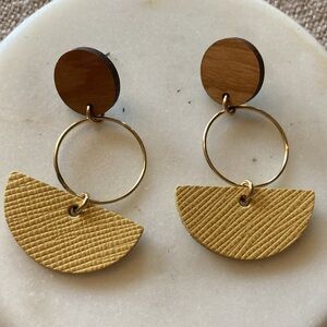 Brinley & Co. Leather Earrings